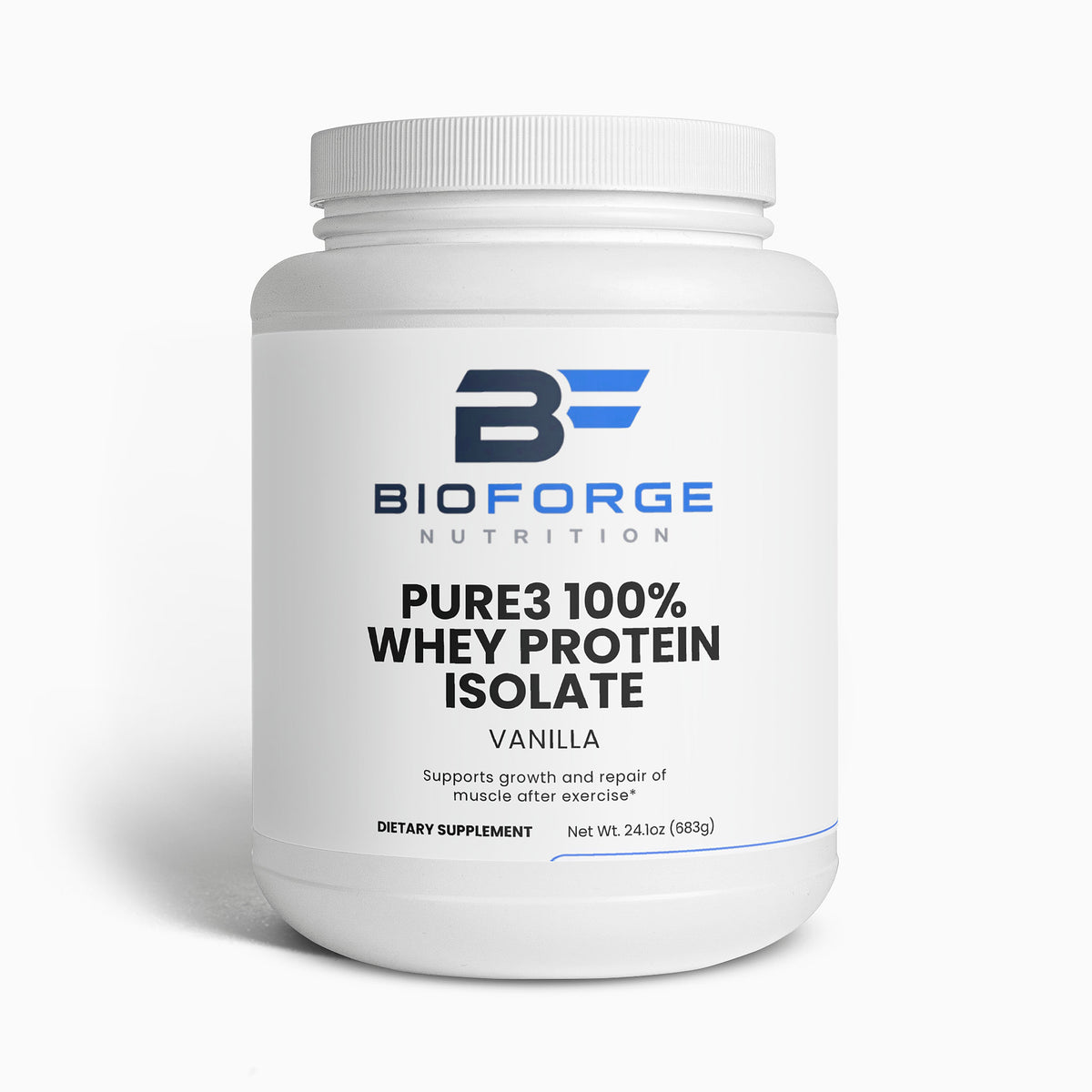 Pure3 100 Whey Protein Isolate Vanilla Powder