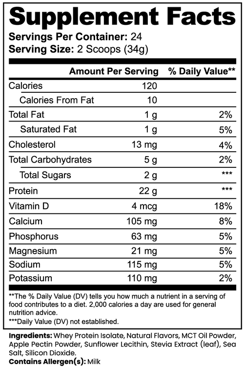 Advanced 100 Whey Protein Isolate Vanilla