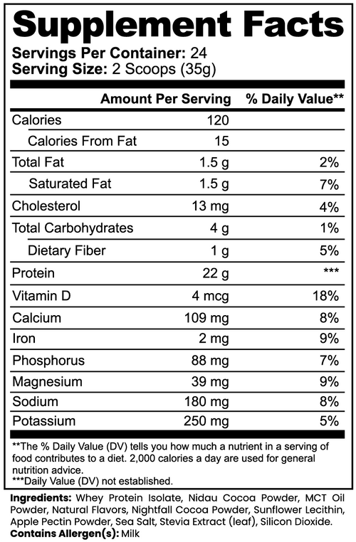 Advanced 100 Whey Protein Isolate Chocolate