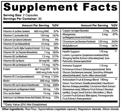 Complete Multivitamin Daily Wellness Supplement