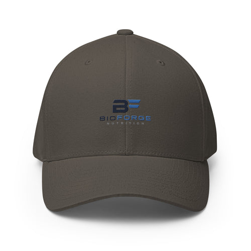 structured twill cap with elastic band