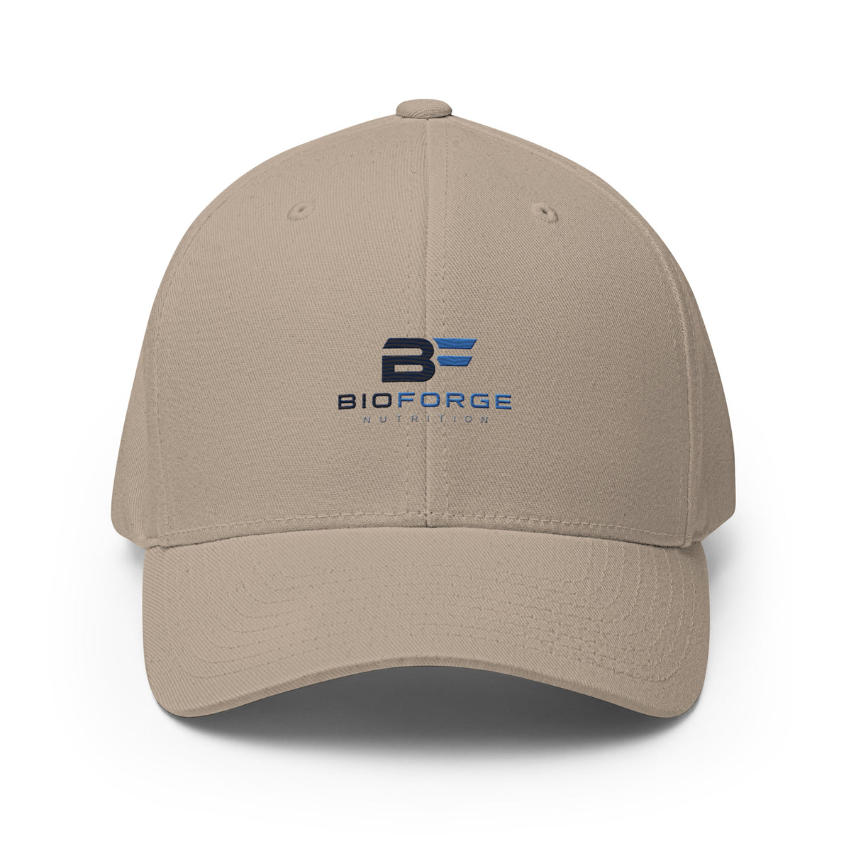 structured twill cap with elastic band