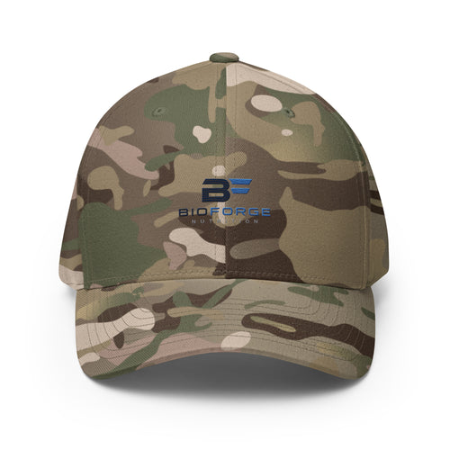 structured twill cap with elastic band
