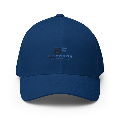structured twill cap with elastic band