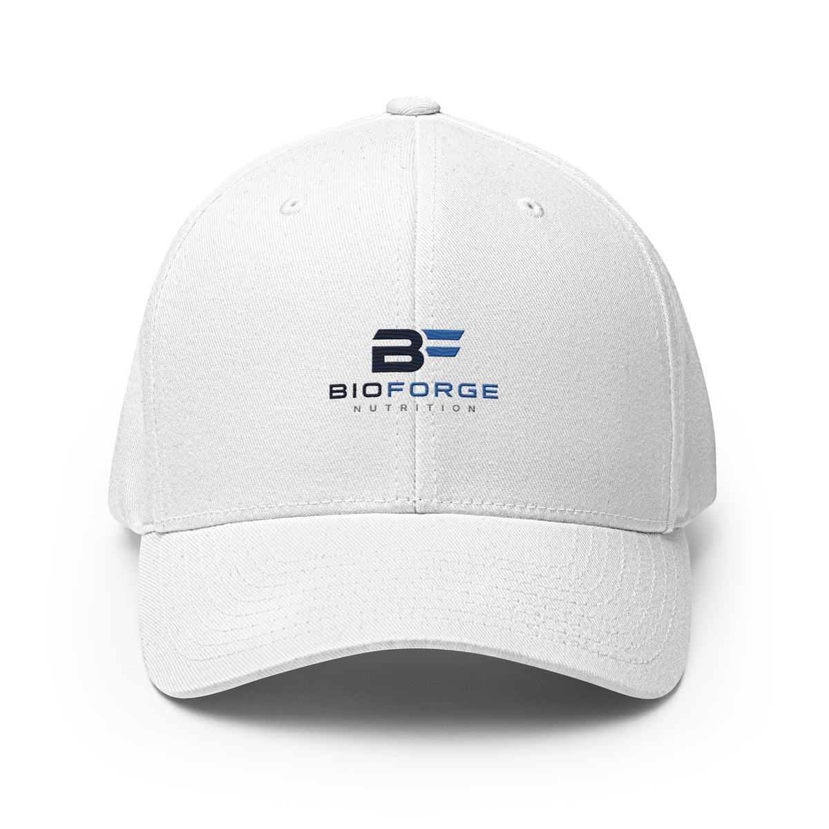 structured twill cap with elastic band