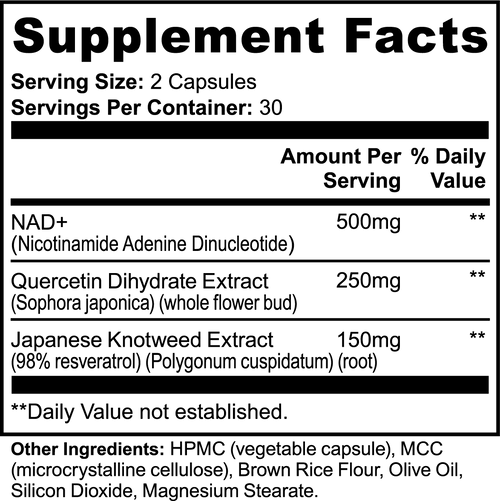 NAD+ Cellular Energy Support Supplement